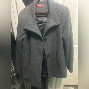 Gray XL Merona pea coat from Target. Used but still in good condition.